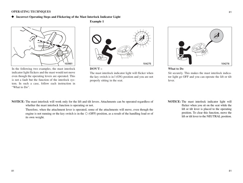 Mitsubishi FG15N-35N, FD20N-35N Operation and Maintenance Manual 99710-72130 2 Mitsubishi FG15N-35N, FD20N-35N Operation and Maintenance Manual 99710-72130 - Image 2