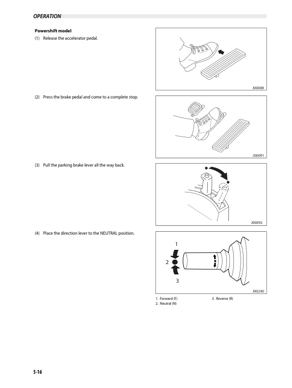 Mitsubishi FG15N-35N, FGE15N-35N, FD15N-35N Operation and Maintenance Manual 99710-1E140-2