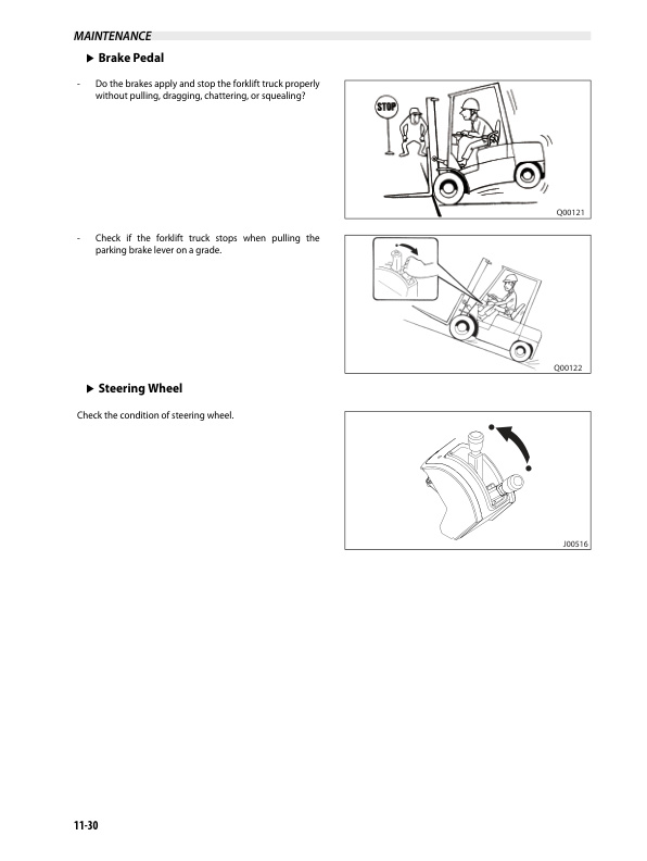 Mitsubishi FG15N-35N, FGE15N-35N, FD15N-35N Operation and Maintenance Manual 99710-1E140-5