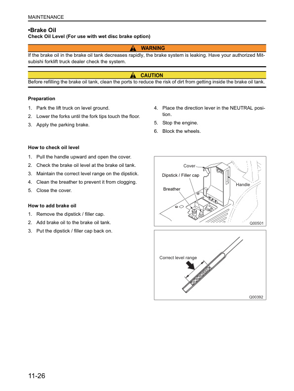 Mitsubishi FG15N-35NM, FD20N-35N Operation and Maintenance Manual 99710-7M110 5 Mitsubishi FG15N-35NM, FD20N-35N Operation and Maintenance Manual 99710-7M110 - Image 5