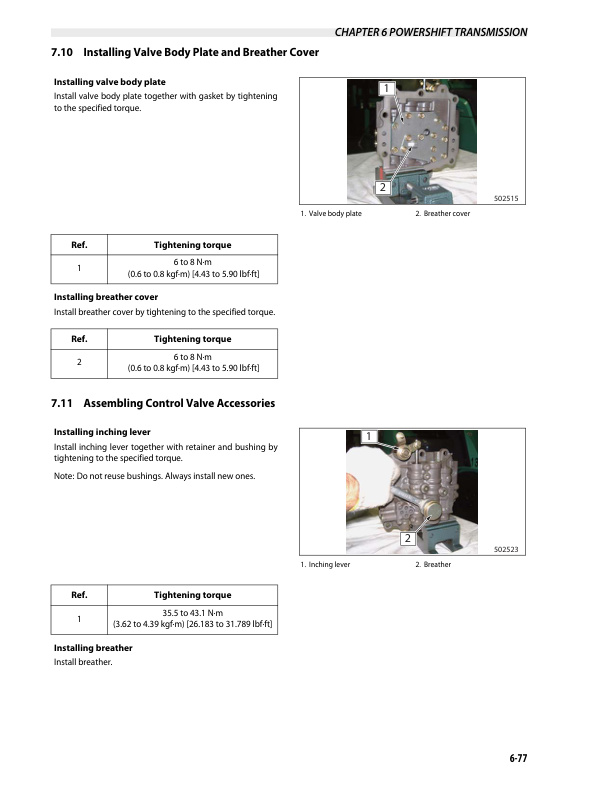 Mitsubishi FG15NM to FG35NM Chassis and Mast Service Manual 99719-7N140-2