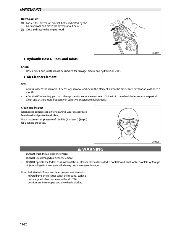 Mitsubishi FG20S-30S, FD20HS-30HS Operation and Maintenance Manual 99720-70120 5 Mitsubishi FG20S-30S, FD20HS-30HS Operation and Maintenance Manual 99720-70120 - Image 5
