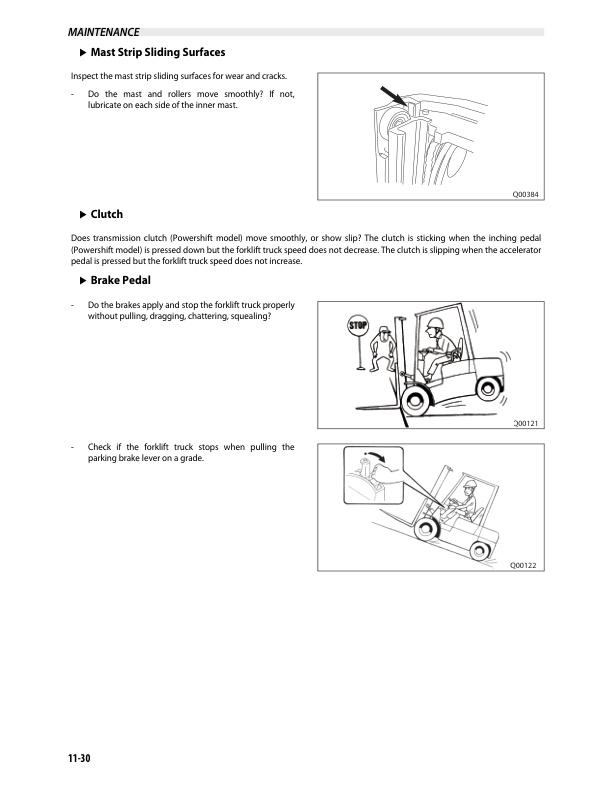 Mitsubishi FG20S-30S, FD20HS-30HS Operation and Maintenance Manual OMFEG-CF54E-230 5 Mitsubishi FG20S-30S, FD20HS-30HS Operation and Maintenance Manual OMFEG-CF54E-230 - Image 5