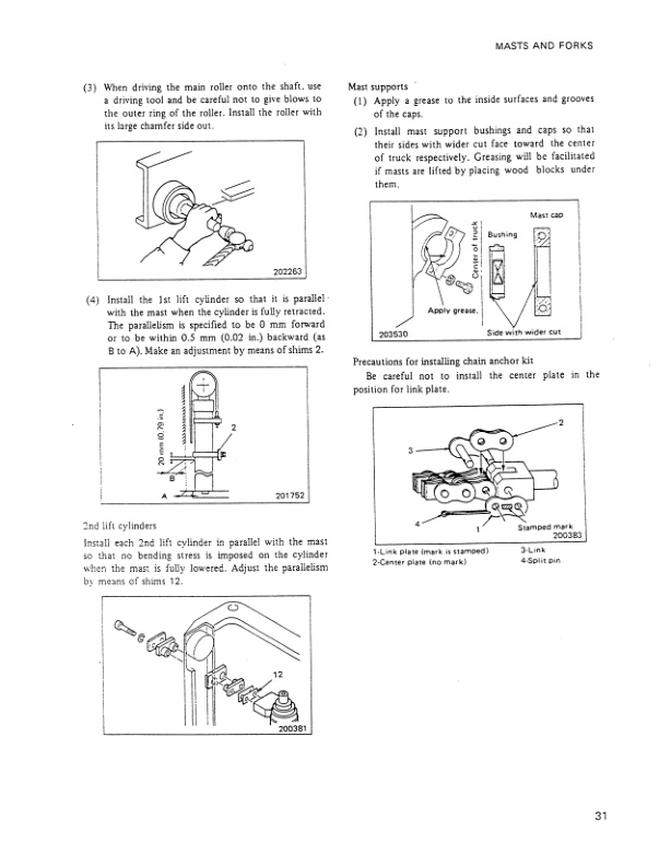 Mitsubishi FGC10-30, FDC20-25 Chassis Service Manual 99719-01190-3