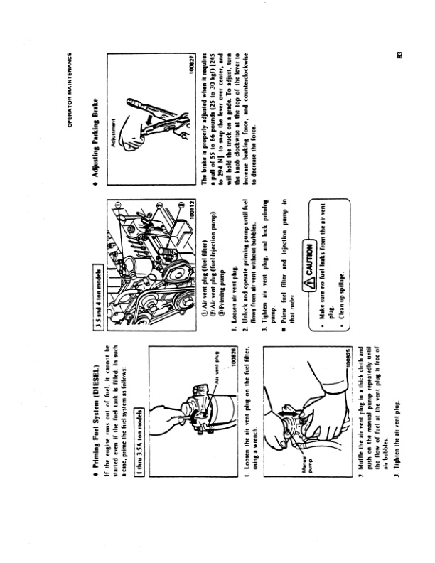 Mitsubishi FGC10-30, FDC20-25, FG10-40, FD25-40 Operation and Maintenance Manual 99710-02130-5
