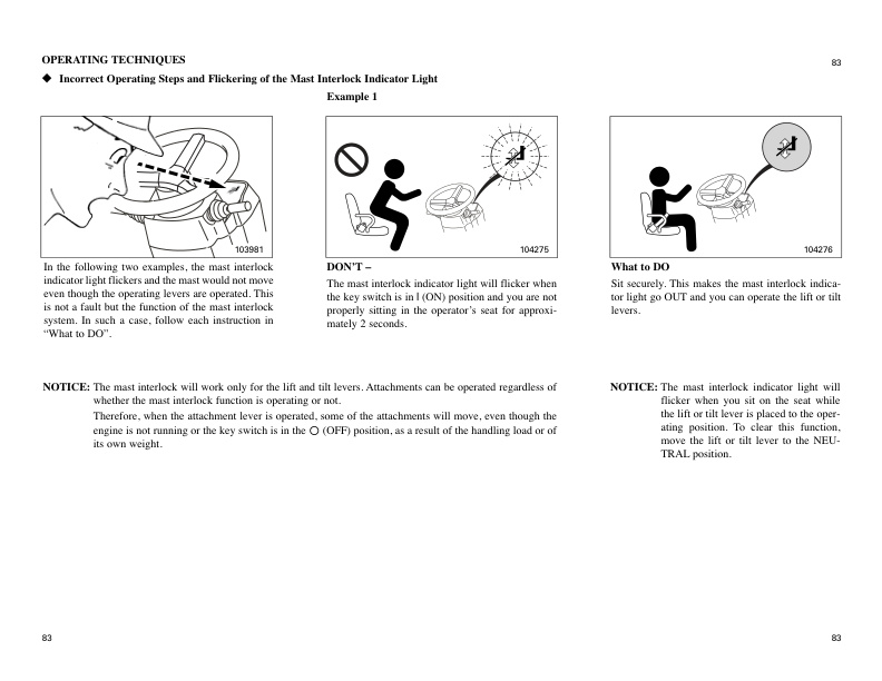 Mitsubishi FGC15N to FGC33N Operation and Maintenance Manual 99710-7C110-2