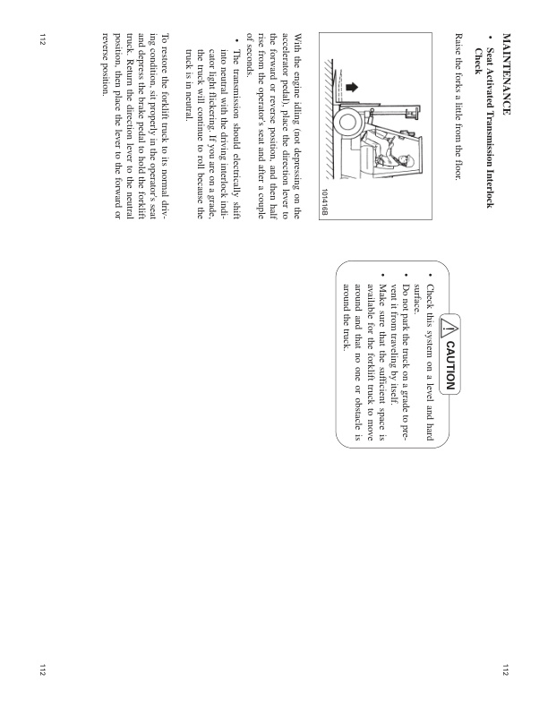 Mitsubishi FGC35K to FGC70K-STC Operation and Maintenance Manual 99730-76101-4