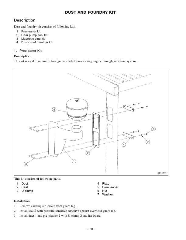 Mitsubishi FGC35K to FGC70K STC Options Supplement Service Manual 99739-93100 4 Mitsubishi FGC35K to FGC70K STC Options Supplement Service Manual 99739-93100-4