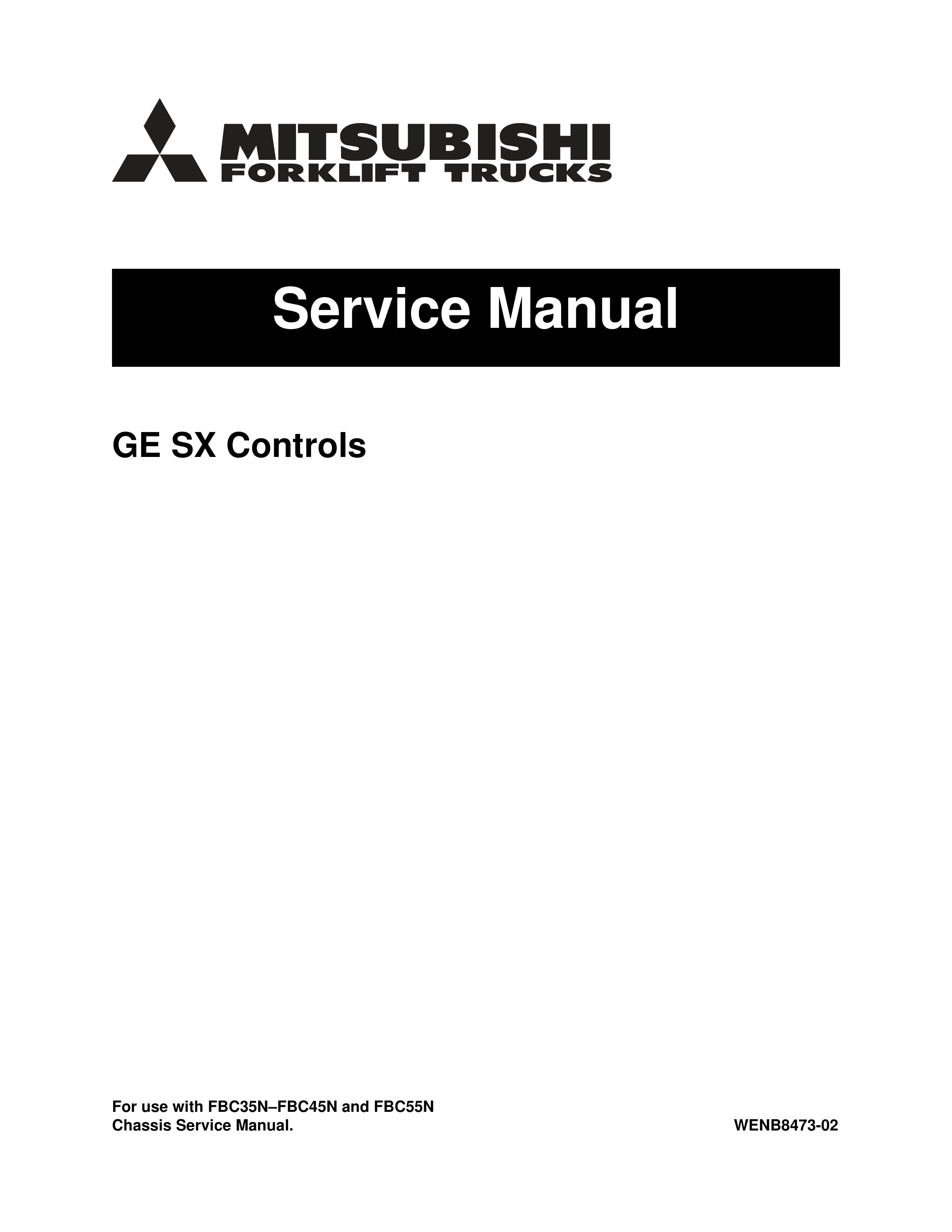 Mitsubishi GE SX Controls Service Manual WENB8473-02