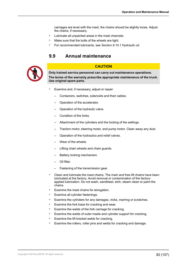Mitsubishi OPB12N2F(P), OPB20N2(P), OPB25N2(P) Operation and Maintenance Manual 638521 EN A 4 Mitsubishi OPB12N2F(P), OPB20N2(P), OPB25N2(P) Operation and Maintenance Manual 638521 EN A - Image 4