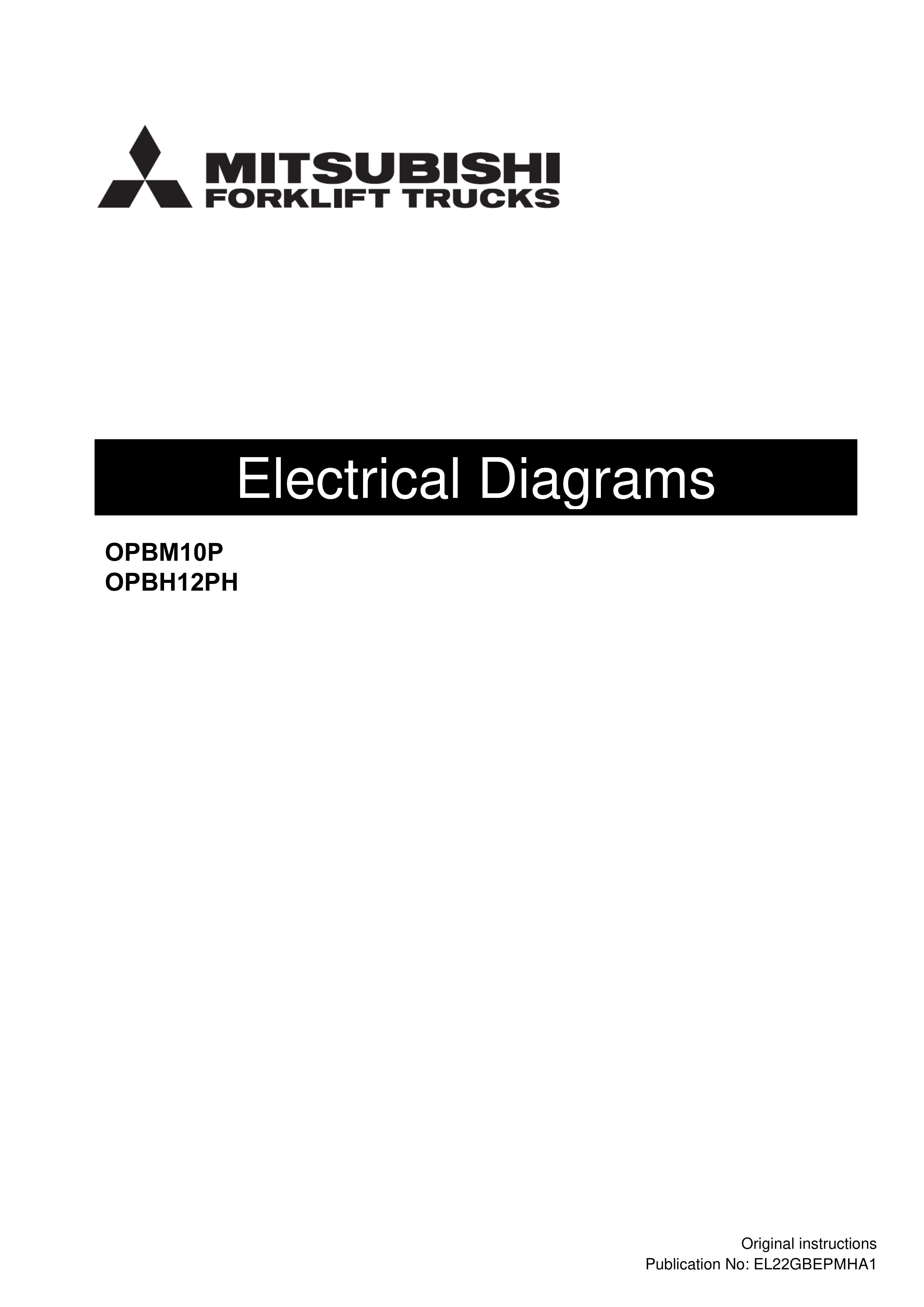 Mitsubishi OPBM10P, OPBH12PH Electrical Diagrams EL22GBEPMHA1