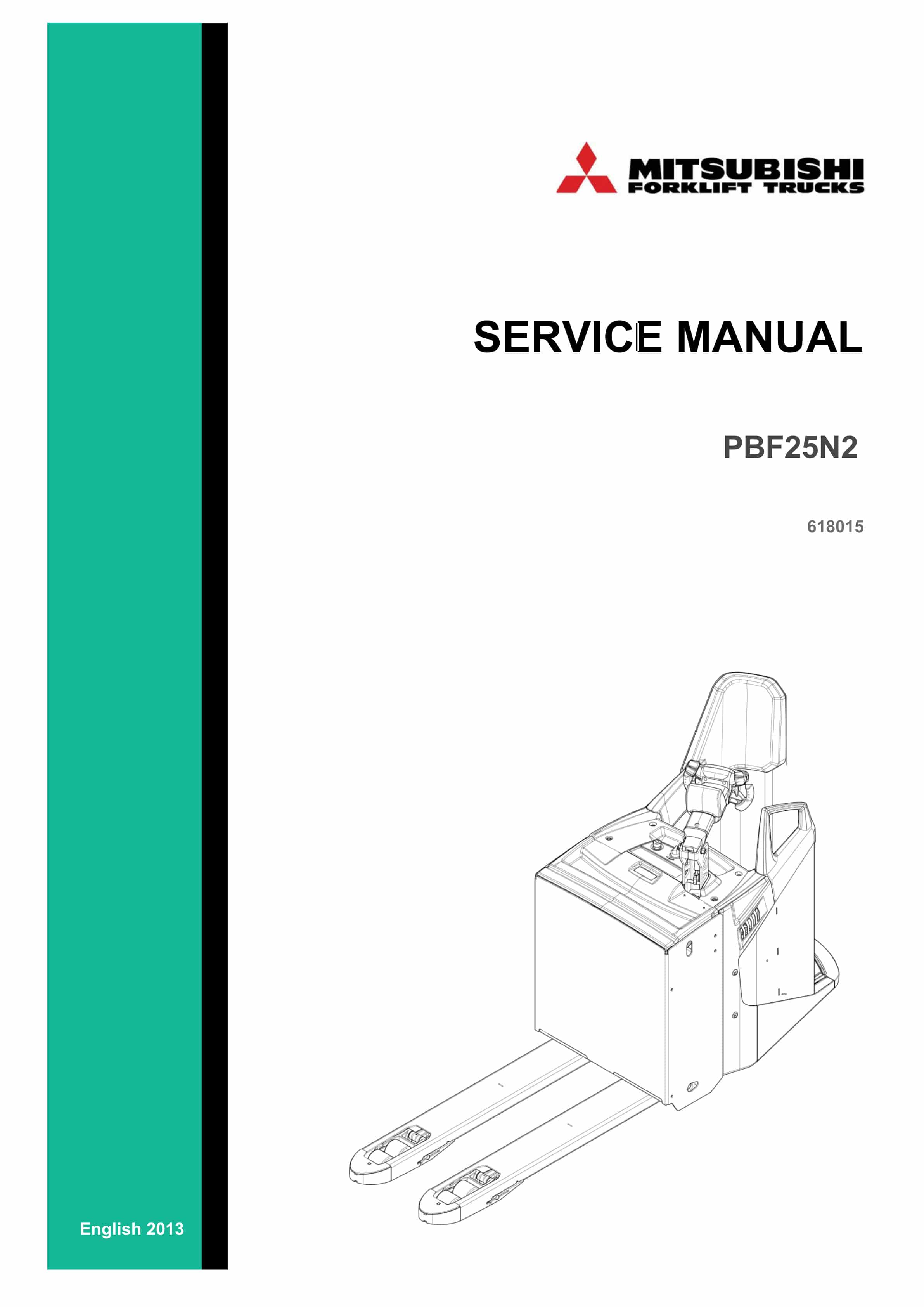 Mitsubishi PBF25N2 Service Manual 618015