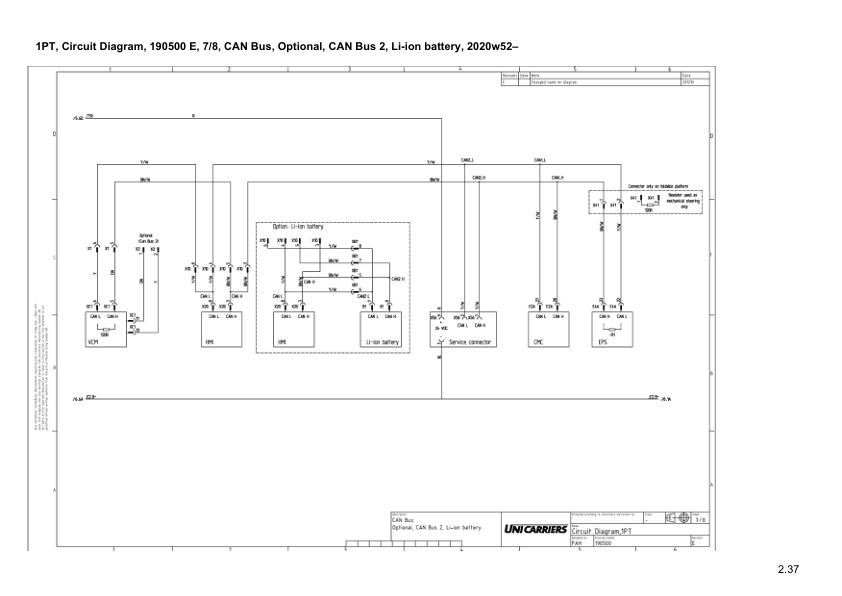 Mitsubishi PBV20-25N3, PBF20-25N3R, PBF20-25N3S Electrical Diagrams EL23GB1PT0A3-4