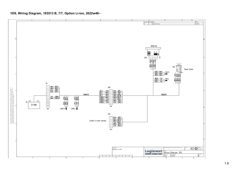 Mitsubishi PBV20N3D, PBF20N3DR, PBF20N3DS Electrical Diagrams EL23GB1DS1A1-2