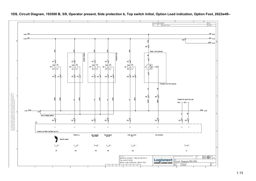 Mitsubishi PBV20N3D, PBF20N3DR, PBF20N3DS Electrical Diagrams EL23GB1DS1A1-4