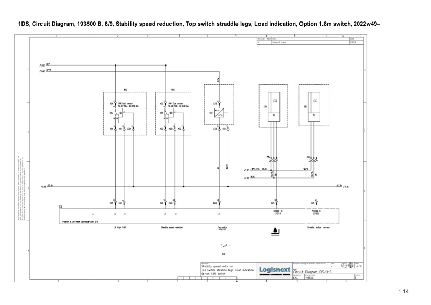 Mitsubishi PBV20N3D, PBF20N3DR, PBF20N3DS Electrical Diagrams EL23GB1DS1A1-5