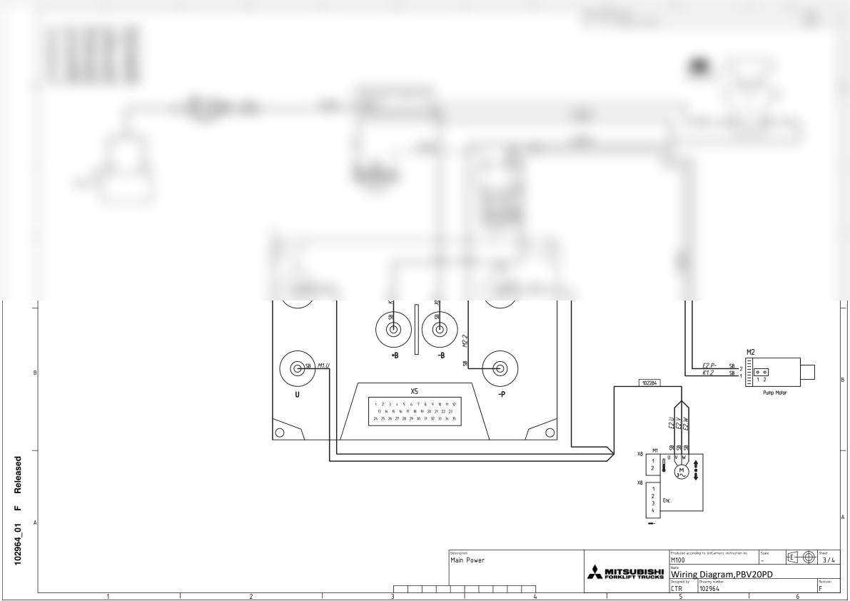 Mitsubishi PBV20PD Wiring Diagram 102964-2