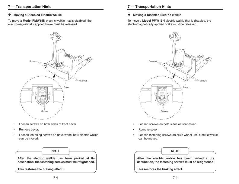 Mitsubishi PMW15N Operation and Maintenance Manual WEBU6620 3 Mitsubishi PMW15N Operation and Maintenance Manual WEBU6620-3