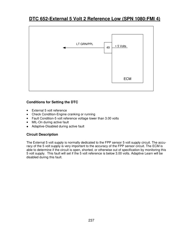 Mitsubishi PSI 4X LPG Engine Troubleshooting Service Manual 99739-7C111-3