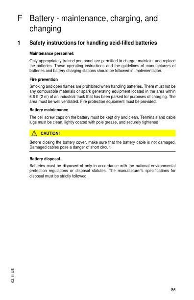 Mitsubishi PW23 Operating and Maintenance Instructions 51261759 3 Mitsubishi PW23 Operating and Maintenance Instructions 51261759 - Image 3