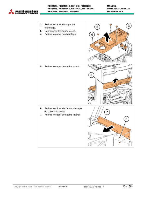 Mitsubishi RB14N2S to RB25N2X Operation and Maintenance Manual 621186 3 Mitsubishi RB14N2S to RB25N2X Operation and Maintenance Manual 621186 - Image 3