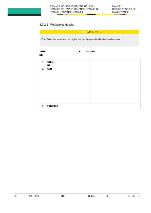 Mitsubishi RB14N2S to RB25N2X Operation and Maintenance Manual 621186 5 Mitsubishi RB14N2S to RB25N2X Operation and Maintenance Manual 621186 - Image 5