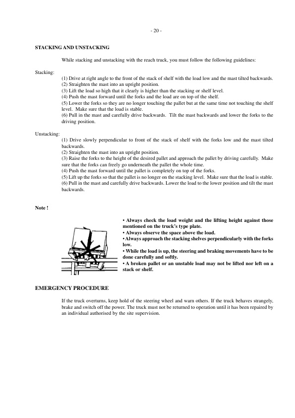 Mitsubishi RBM20K, RBM25K Multiway Reach Truck Operation and Maintenance Manual WHOMM0002-4