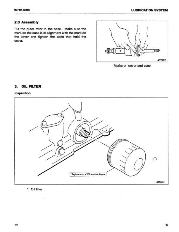 Mitsubishi S4Q2 Diesel Engine Service Manual 99719-73100-3