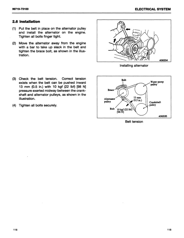 Mitsubishi S4Q2 Diesel Engine Service Manual 99719-73100-5