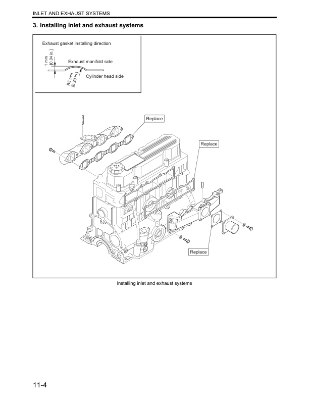 Mitsubishi S4Q2 Diesel Engine Service Manual 99719-7Q100-5