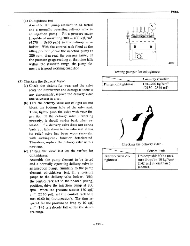 Mitsubishi S6E, S6E2 Diesel Engines Service Manual 99709-59100-4