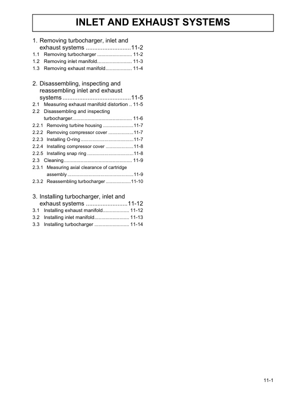 Mitsubishi S6S-T Diesel Engine Service Manual 99709-54100-4