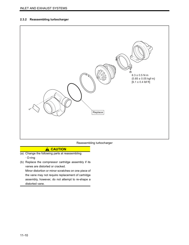 Mitsubishi S6S-T Diesel Engine Service Manual 99709-54100-5