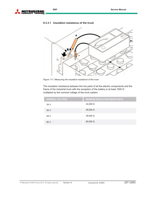Mitsubishi SBP10N2 to SBP16N2S Service Manual 616840-3