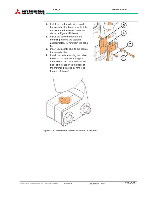Mitsubishi SBP10N2R to SBP16N2SR Service Manual 616840-3