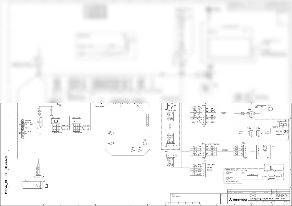 Mitsubishi SBP12PC Wiring Diagram 116947 2 Mitsubishi SBP12PC Wiring Diagram 116947-2