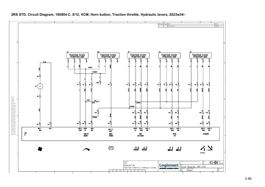 Mitsubishi SBR12N2 to PBS30N2 Electrical Diagrams EL23GBST1AA3-5