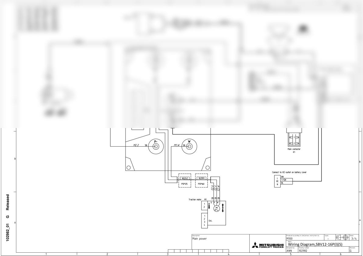 Mitsubishi SBV12-16P(I)(S) Wiring Diagram 102982-2