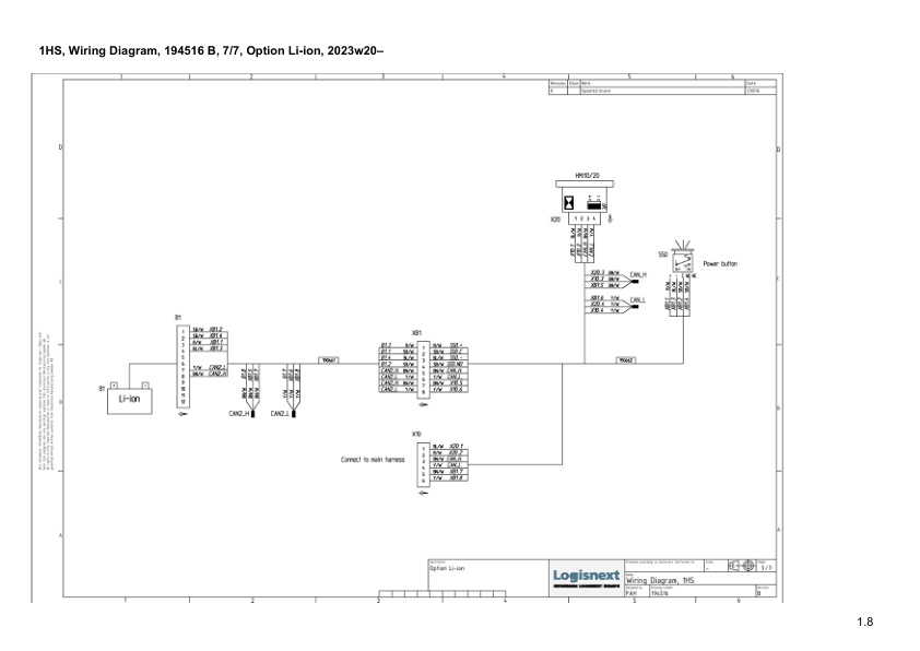Mitsubishi SBV12N3 to SBF16N3SS Electrical Diagrams EL23GB1HS1A1-2