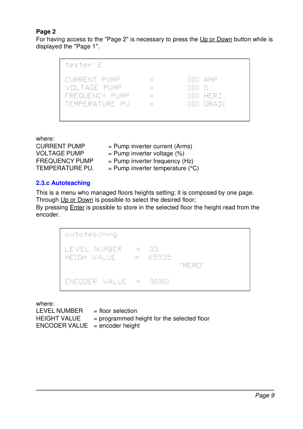 Alternative view of Mitsubishi SICOS Operating and User Manual