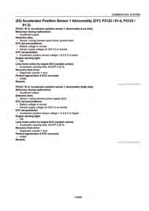 Mitsubishi V3800 Diesel Engine Troubleshooting Manual TMEEA-J04B4-230-5