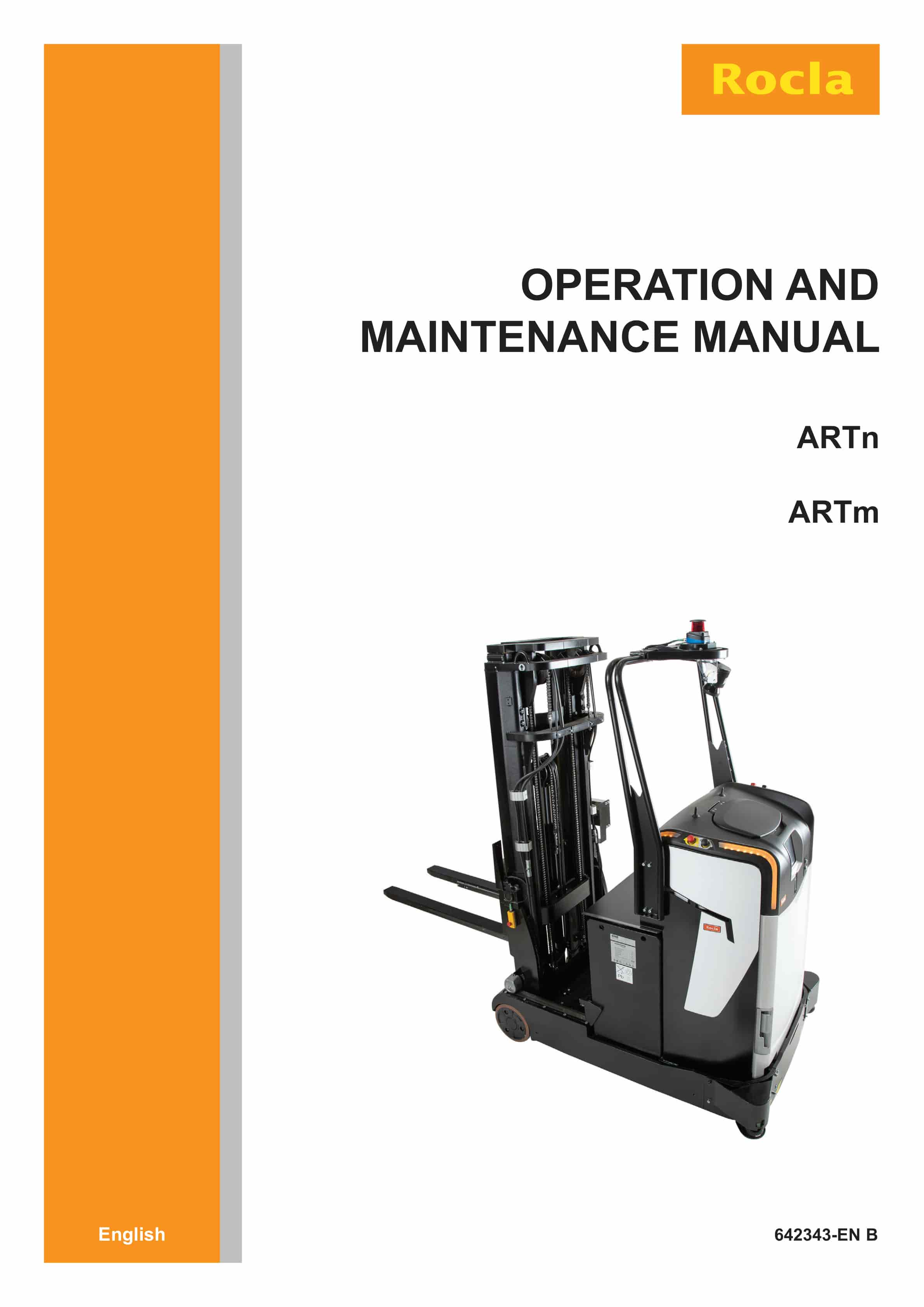 Rocla ARTn, ARTm Operation and Maintenance Manual 642343 EN-B