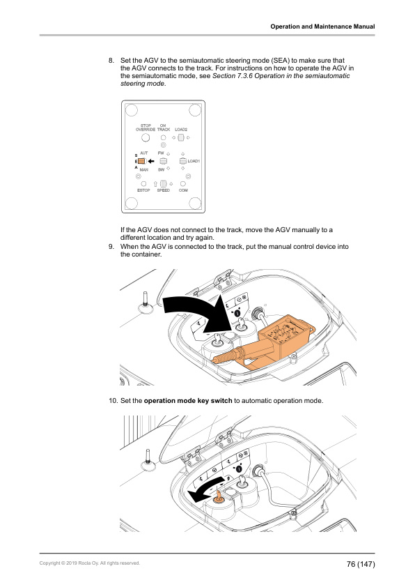 Alternative view of Rocla ARTn, ARTm Operation and Maintenance Manual 642343 EN-B