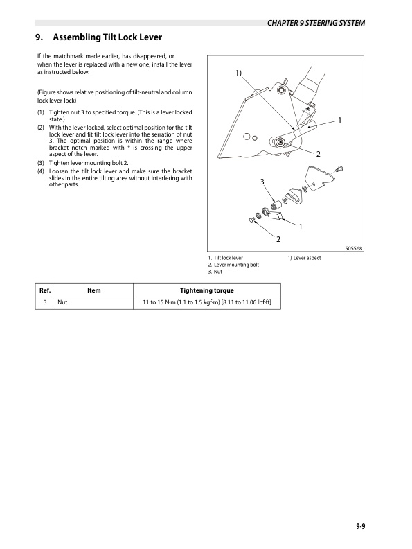 Alternative view of Towmotor GP20S-30S, DP20HS-30HS Chassis and Mast Service Manual 99729-90100