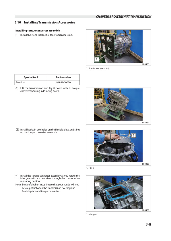 Towmotor GP20S-30S, DP20HS-30HS Chassis and Mast Service Manual 99729-90110-2