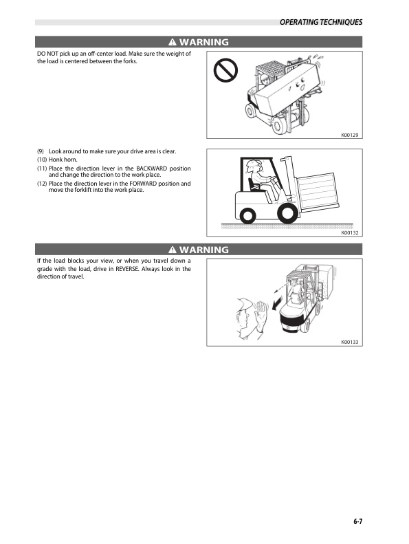 Towmotor GP20S-30S, DP20HS-30HS Operation and Maintenance Manual 99720-90110-2