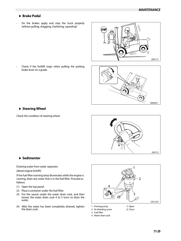 Towmotor GP20S-30S, DP20HS-30HS Operation and Maintenance Manual OWFEG-CBT54-191-5