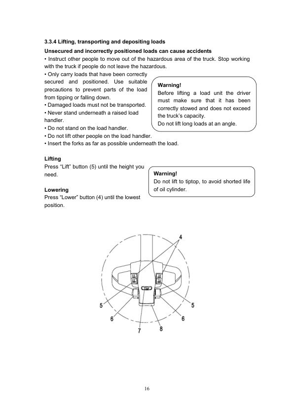 Alternative view of Towmotor NPP15E, NPP15E2, NPP18E, NPP18EA, NPP20EA, NPP25EA Electric Pallet Truck Operation Manual OP-EPT-TM02
