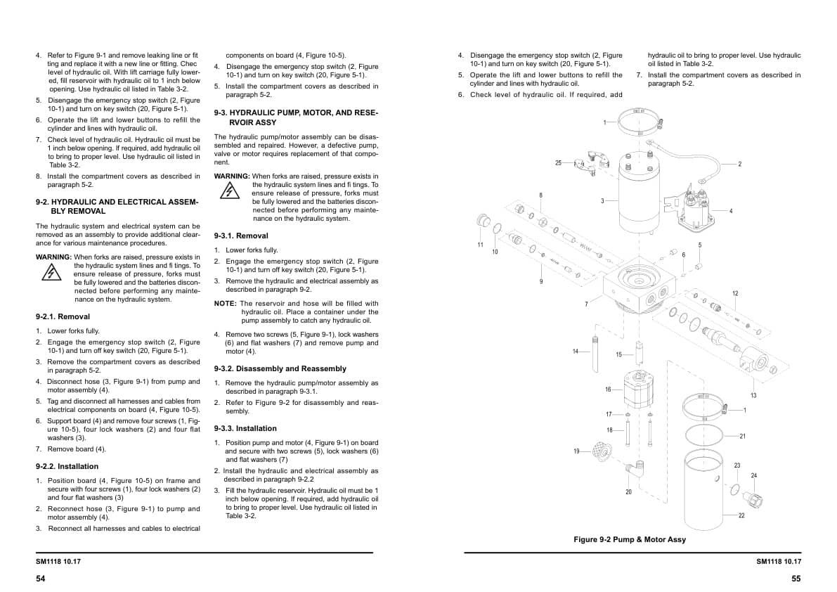 Towmotor NPP18E Electric Pallet Truck Service Manual SM-1118 4 Towmotor NPP18E Electric Pallet Truck Service Manual SM-1118 - Image 4