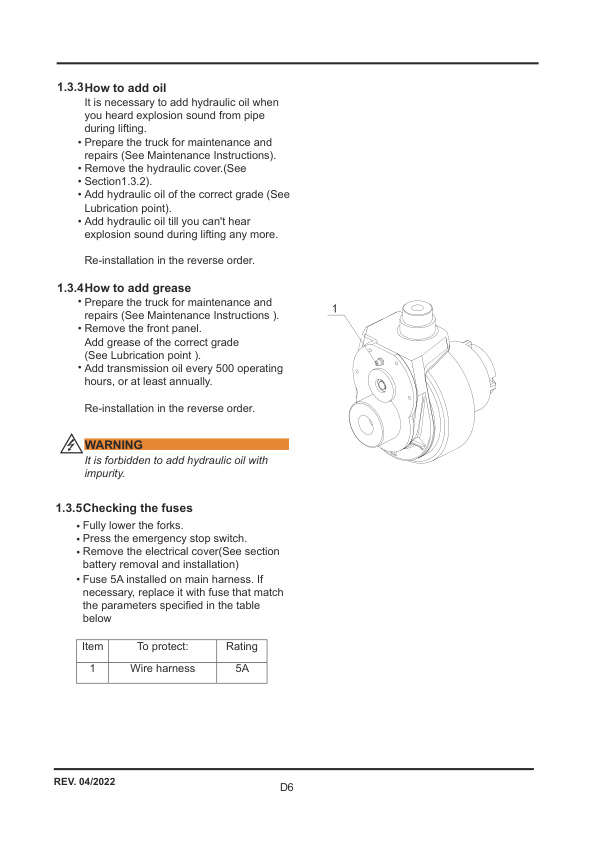 Towmotor NPPB15EL Electric Lift Truck Operator Manual 508000005280 4 Towmotor NPPB15EL Electric Lift Truck Operator Manual 508000005280-4